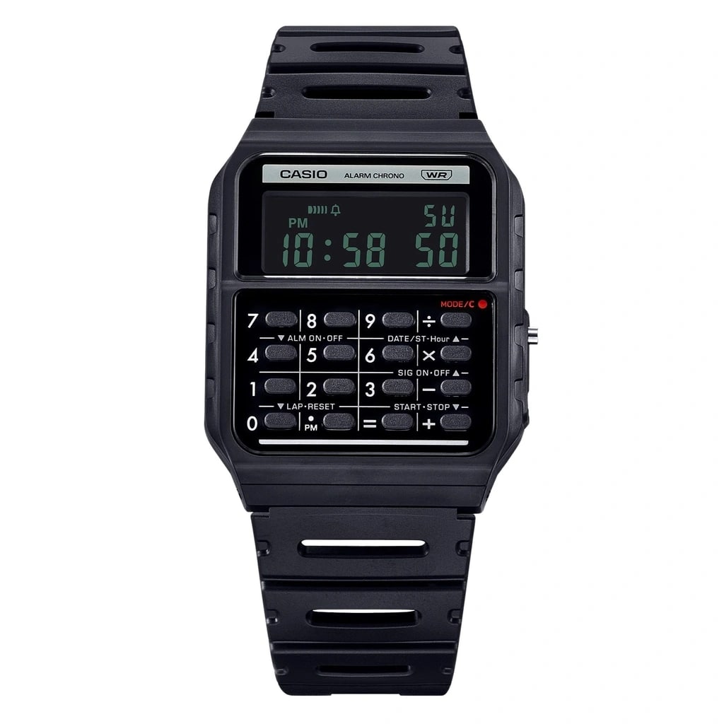 Ceas Casio, Vintage Edgy Calculator CA-53WB-1BEF